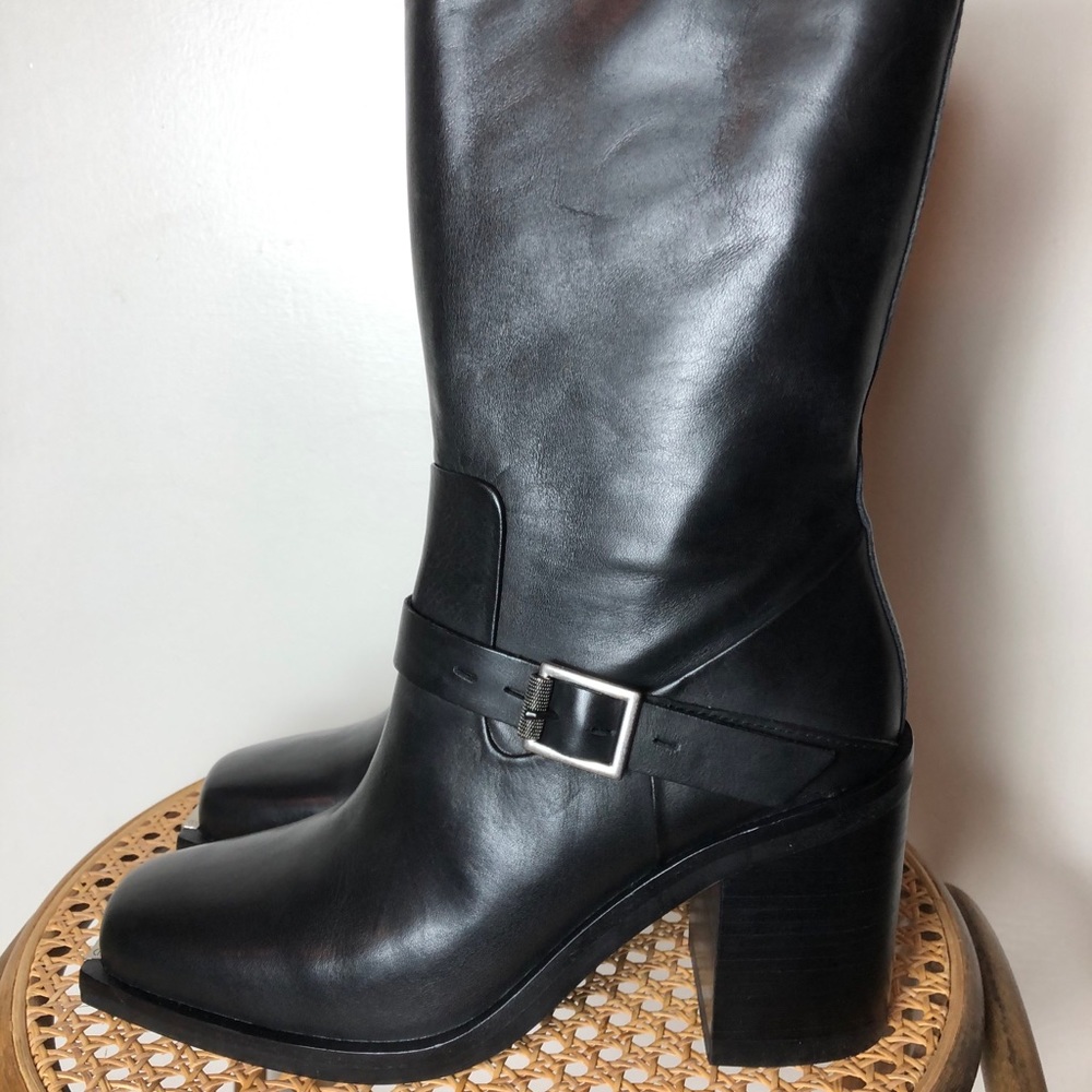 NWT rag & bone Fallon High Boot Black Size 41